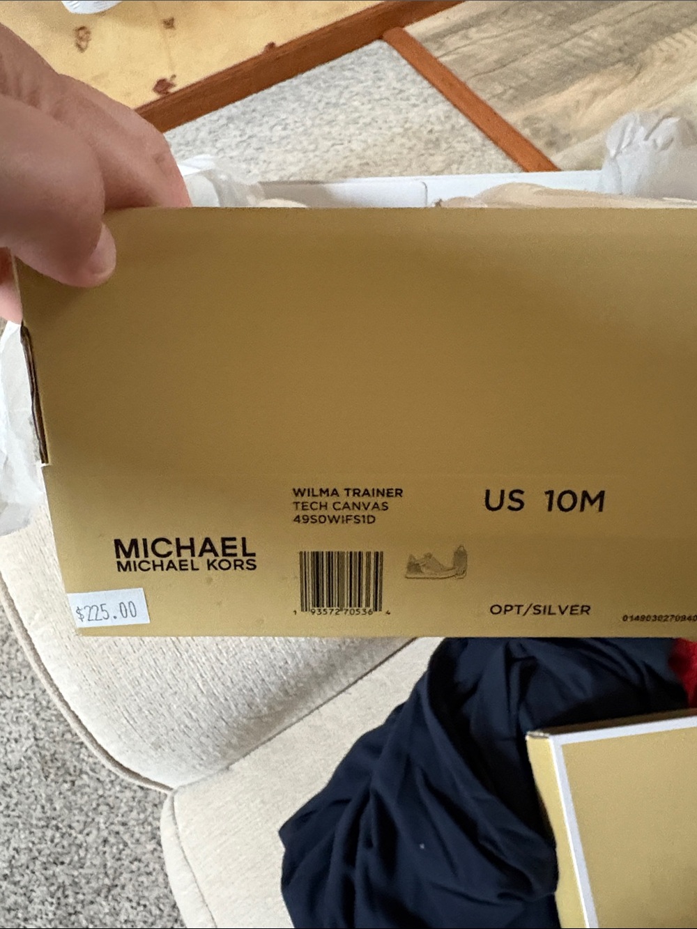 Michael Kors white and silver Sneakers - Picture 4 of 4